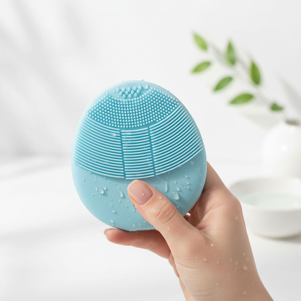 Escova limpeza facial silicone lifestyle