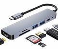 Hub USB-C 6 em 1 com HDMI 4K para Mac e Notebooks