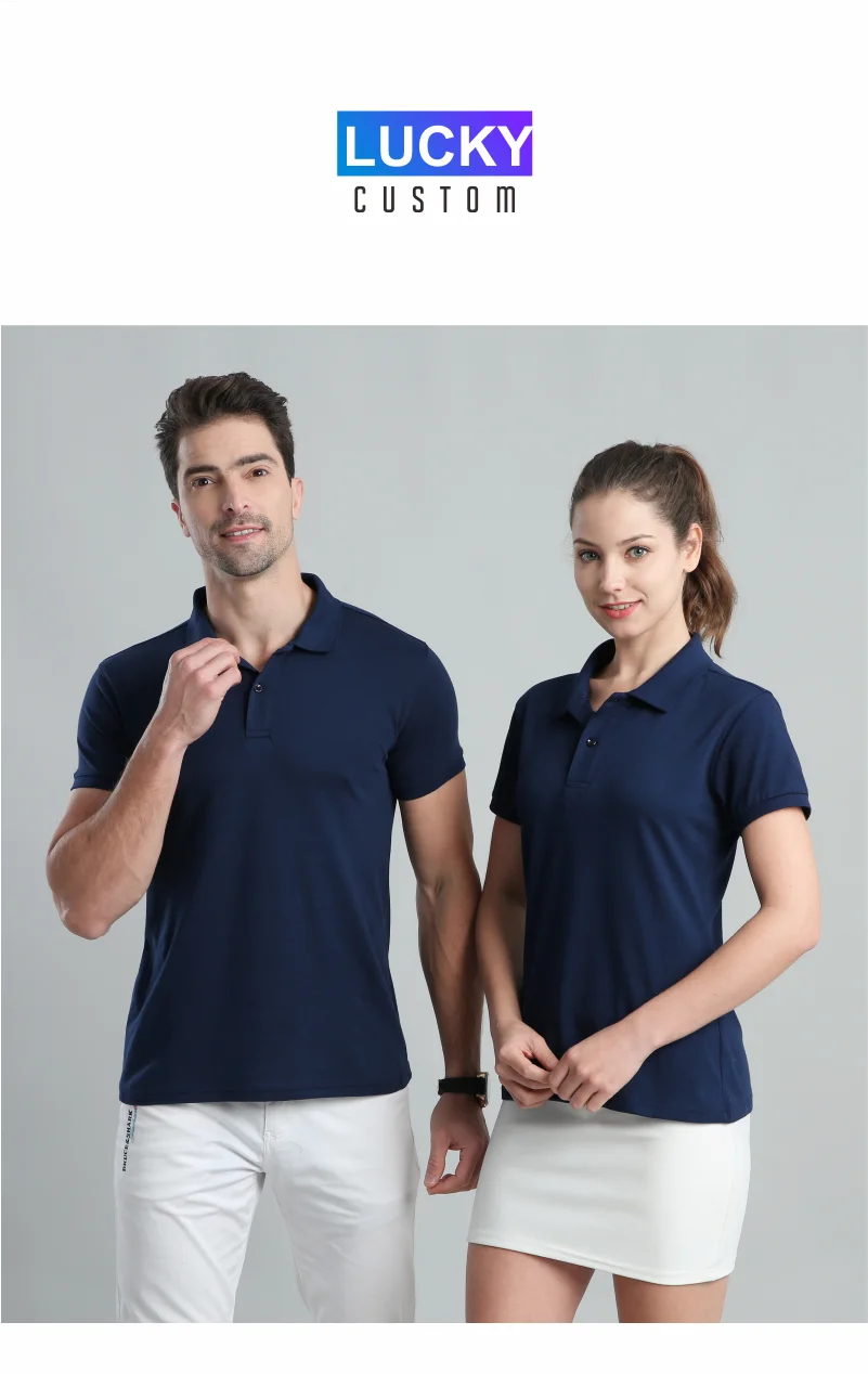 Camisa Polo Masculina Bordada | Estilo Business Casual Respirável