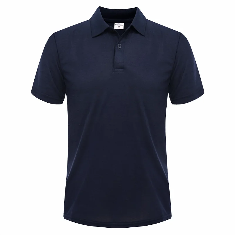 Camisa Polo Masculina Bordada | Estilo Business Casual Respirável