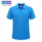 Camisa Polo Masculina Bordada | Estilo Business Casual Respirável