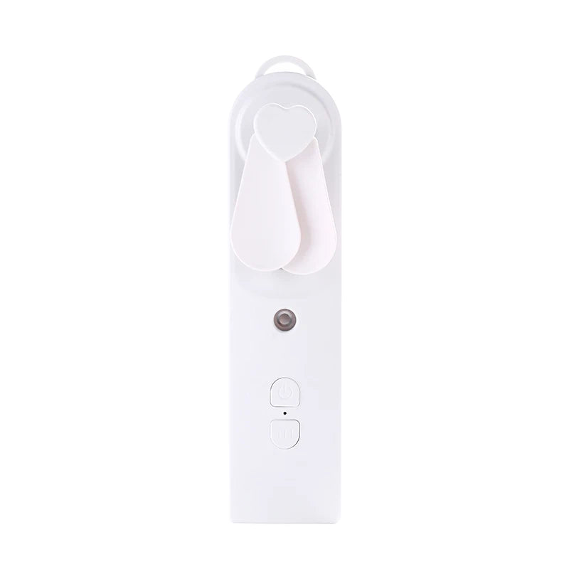 Mini Ventilador USB com Umidificador e Difusor Nano Spray 500mAh