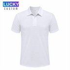 Camisa Polo Masculina Bordada | Estilo Business Casual Respirável
