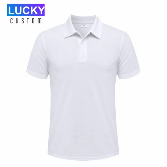 Camisa Polo Masculina Bordada | Estilo Business Casual Respirável