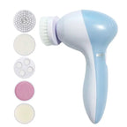 Kit Limpeza Facial 5 em 1 — Escova + Massageador + Remove Cravos