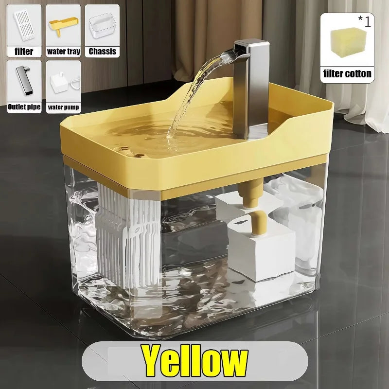 Bebedouro Automático para Gatos 1,5L com Filtro | Água Sempre Fresca