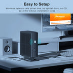 Adaptador USB Wi-Fi 6 COMFAST Mini Sem Driver 600Mbps