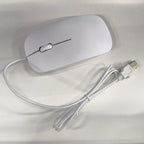 Mouse com Fio USB Ergonômico Ultrafino 1200 DPI