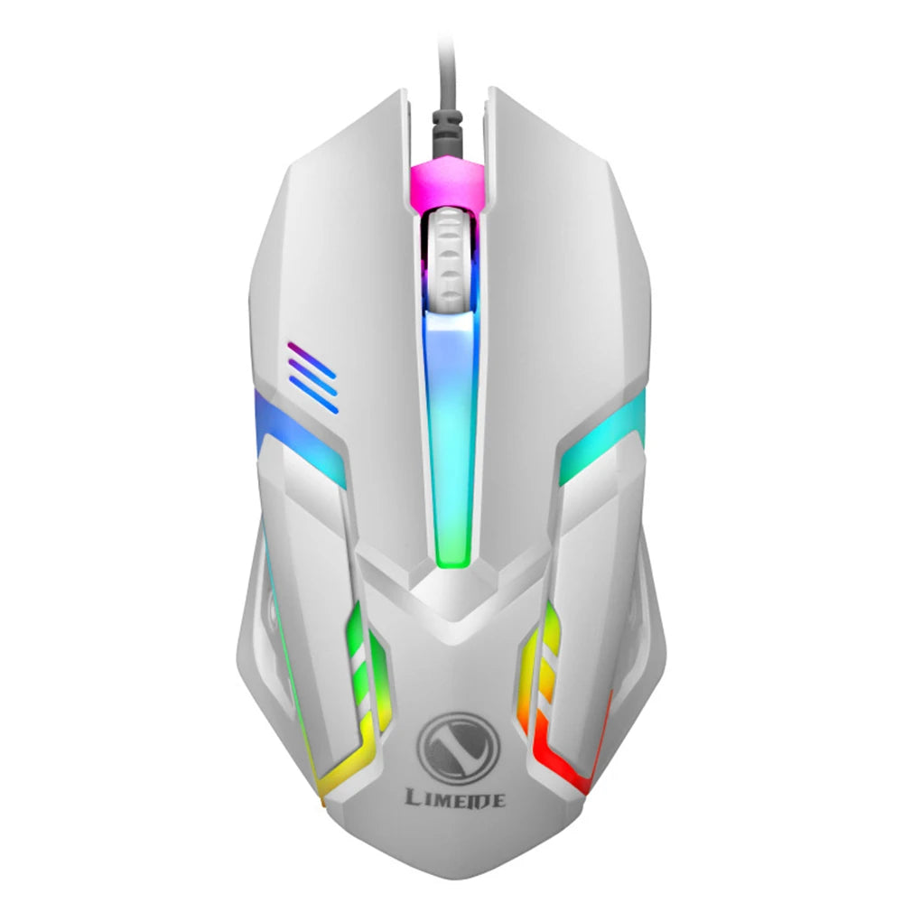 Mouse Gamer com Fio Limei S1 LED RGB USB 1200 DPI
