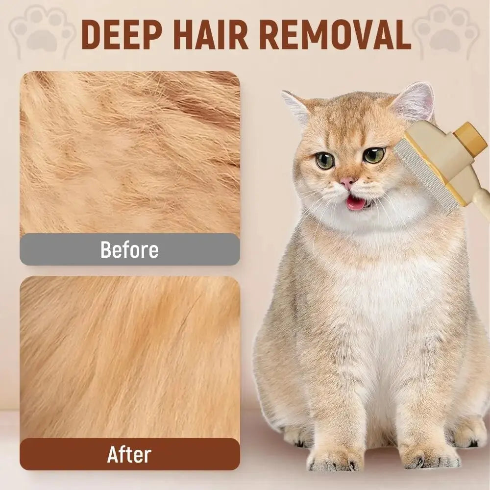 Escova Removedora de Pelos para Cães e Gatos | Limpeza Fácil