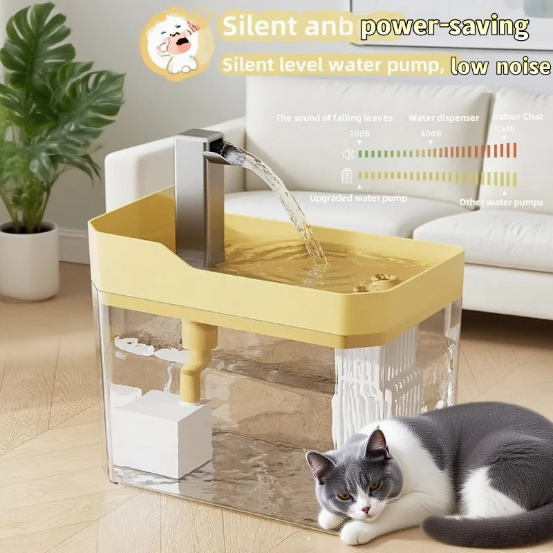 Bebedouro Automático para Gatos 1,5L com Filtro | Água Sempre Fresca