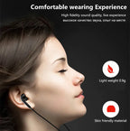 Fone de Ouvido com Fio e Microfone 3,5mm