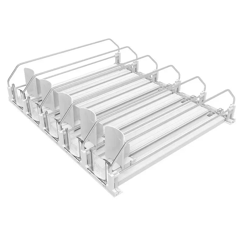 Organizador de Bebidas com Mola para Geladeira