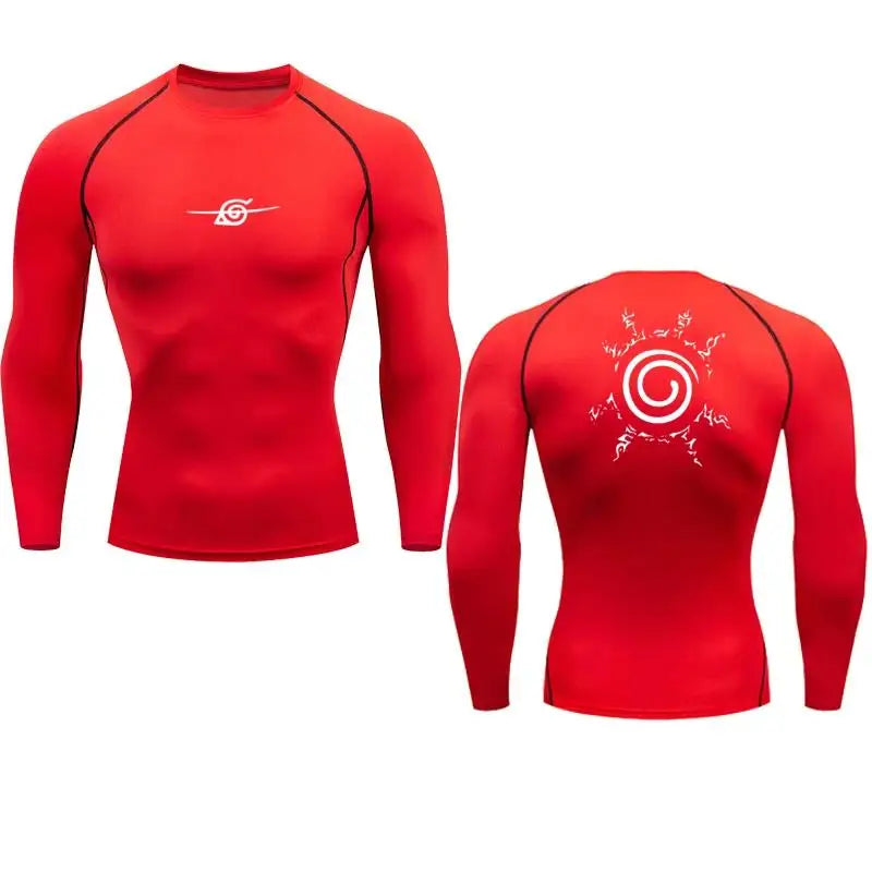 Camisa de Compressão Masculina Anime Premium | Treino e Estilo com Conforto Total