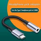 Cabo Adaptador USB-C para P2 3,5mm | Áudio para Fone de Ouvido