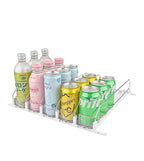 Organizador de Bebidas com Mola para Geladeira