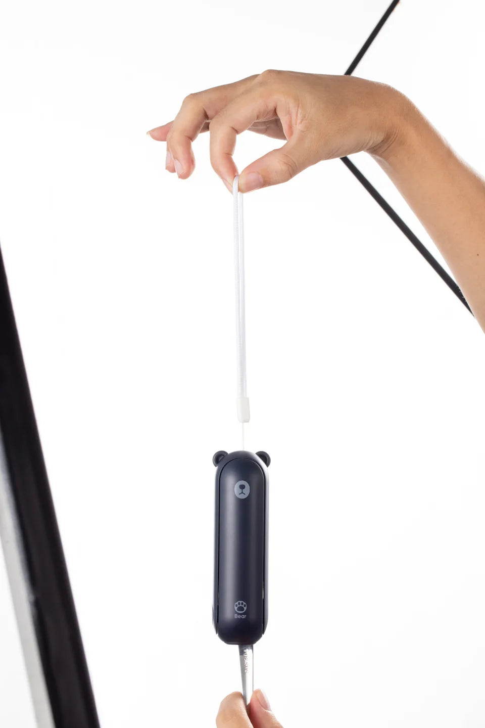 Mini Ventilador Recarregável USB 2000mAh Silencioso Himist