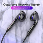 Fone Intra-auricular USB-C com Microfone para Games e Música