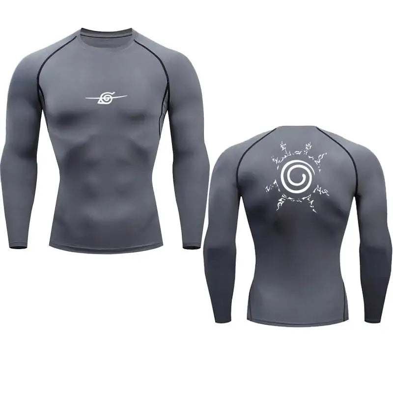 Camisa de Compressão Masculina Anime Premium | Treino e Estilo com Conforto Total
