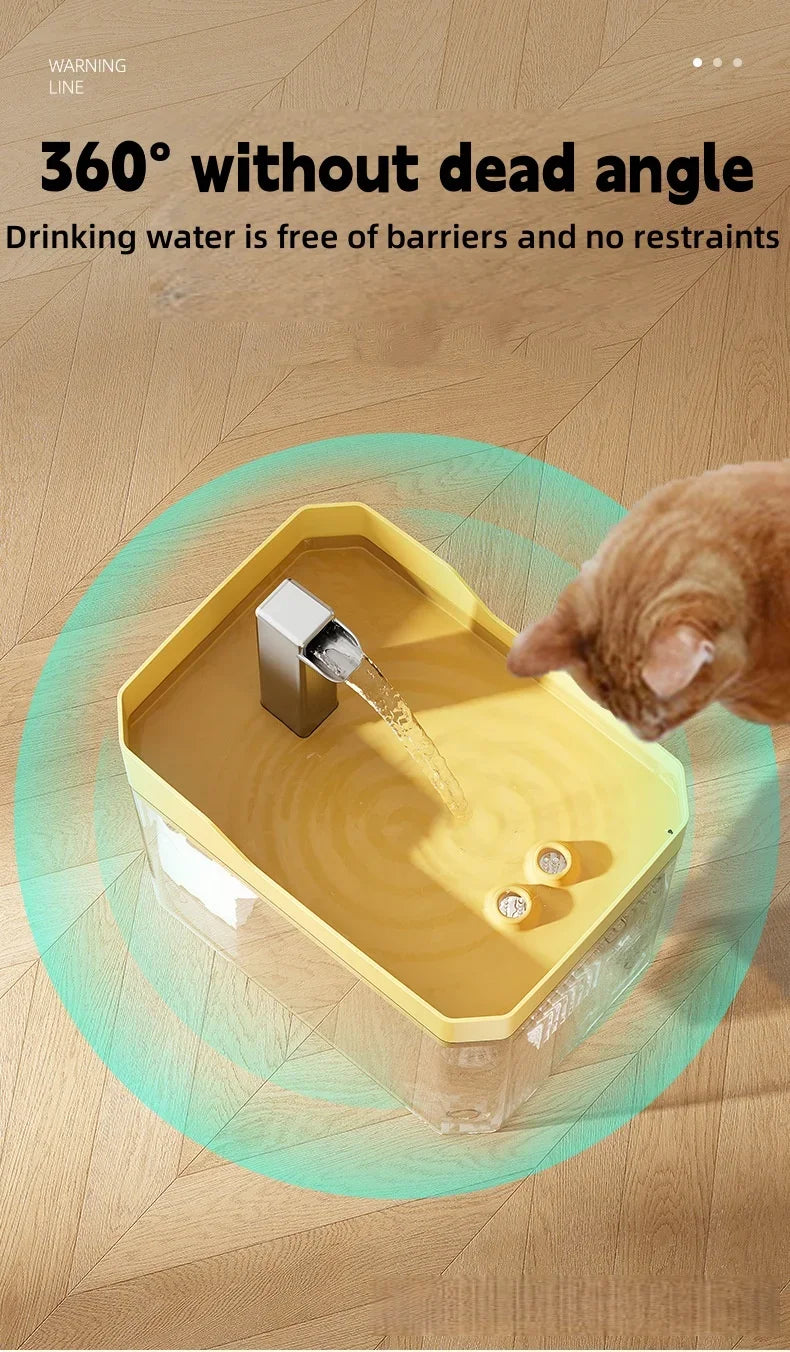 Bebedouro Automático para Gatos 1,5L com Filtro | Água Sempre Fresca