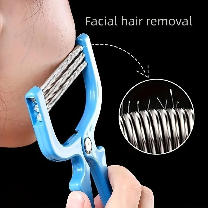 Depilador Facial Portátil para Lábios e Sobrancelhas | Remoção Suave de Pelos