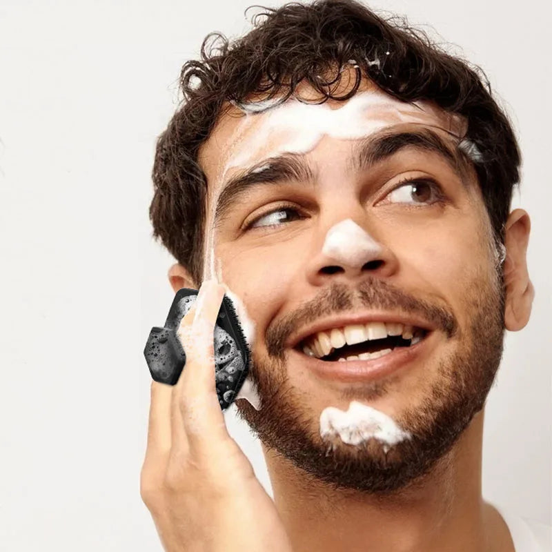 Escova de Limpeza Facial em Silicone | Limpeza Profunda e Massagem