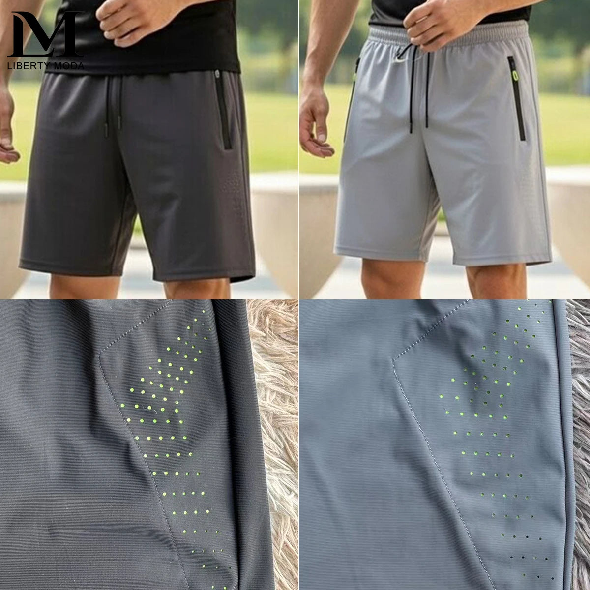 Short de Corrida Masculino Leve e Respirável
