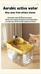 Bebedouro Automático para Gatos 1,5L com Filtro | Água Sempre Fresca