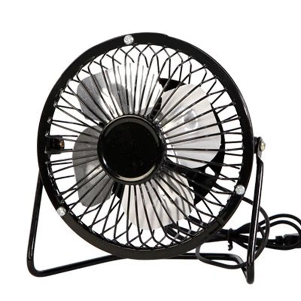 Mini Ventilador USB Girável para Mesa | Leve e Silencioso