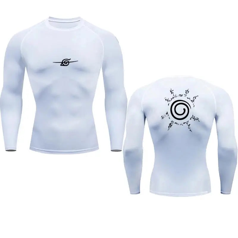 Camisa de Compressão Masculina Anime Premium | Treino e Estilo com Conforto Total