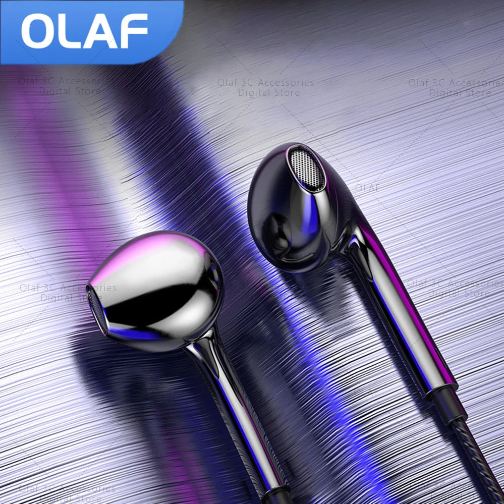 Fone de Ouvido com Fio e Microfone 3,5mm
