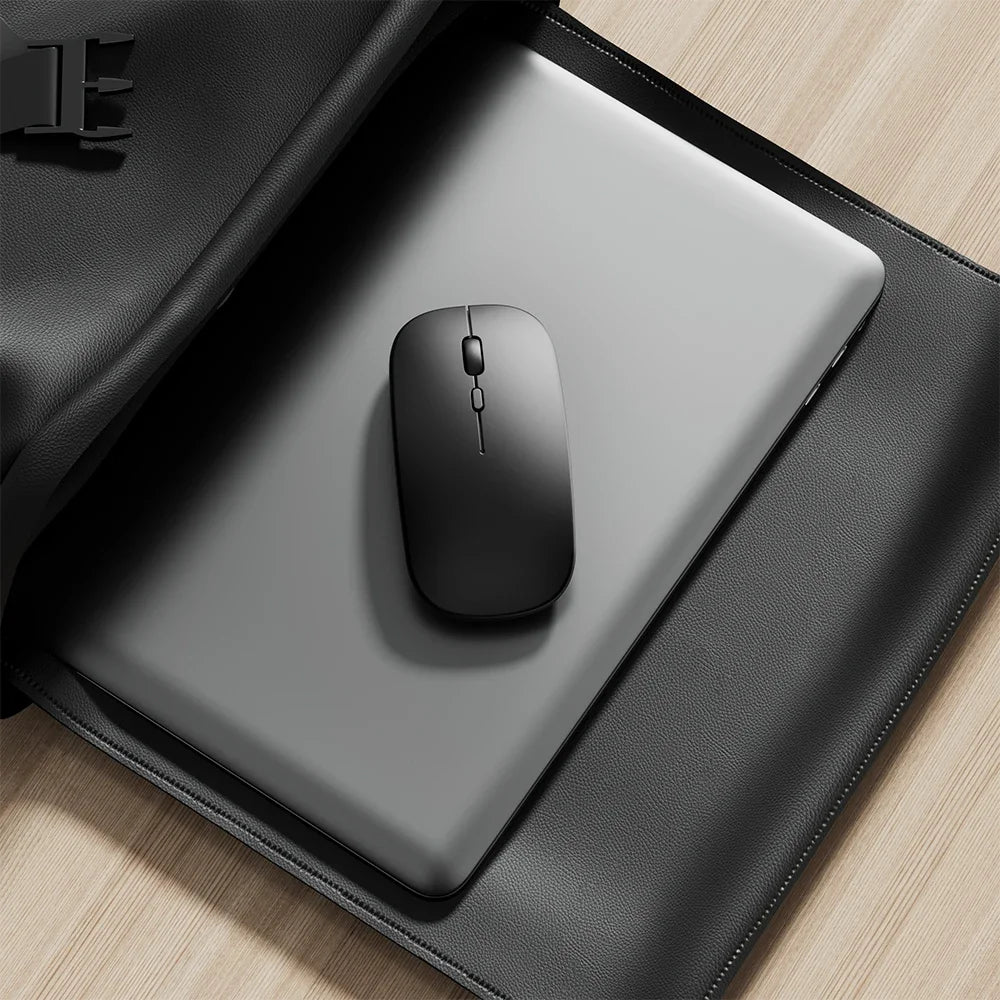 Mouse Gamer Bluetooth + 2.4GHz Modo Duplo Recarregável
