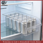Organizador de Latas para Geladeira com Dispenser