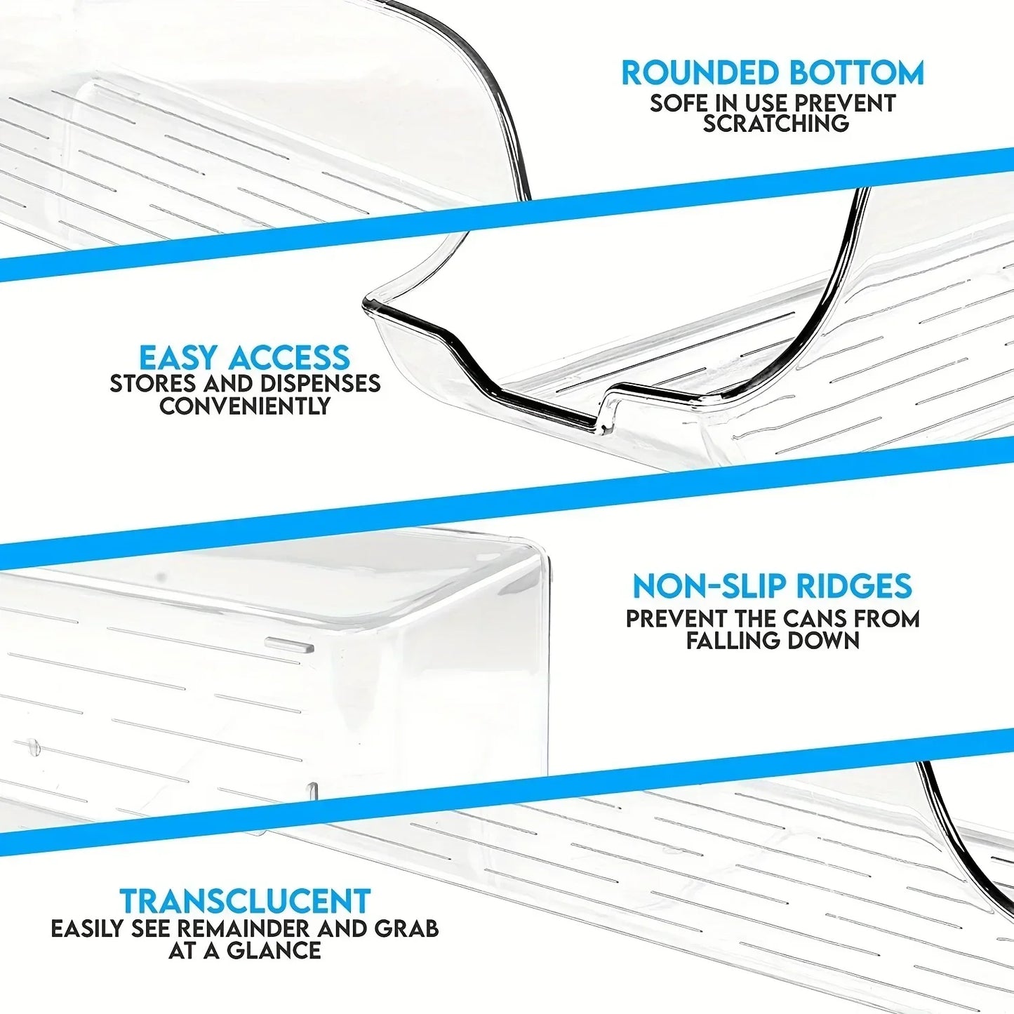 Organizador de Geladeira para Latas e Bebidas