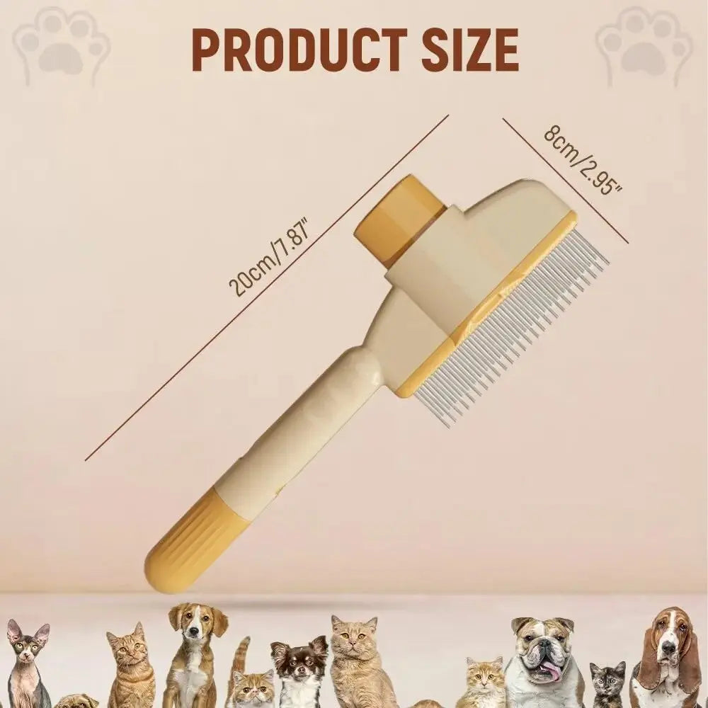 Escova Removedora de Pelos para Cães e Gatos | Limpeza Fácil
