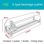 Organizador de Bebidas com Mola para Geladeira