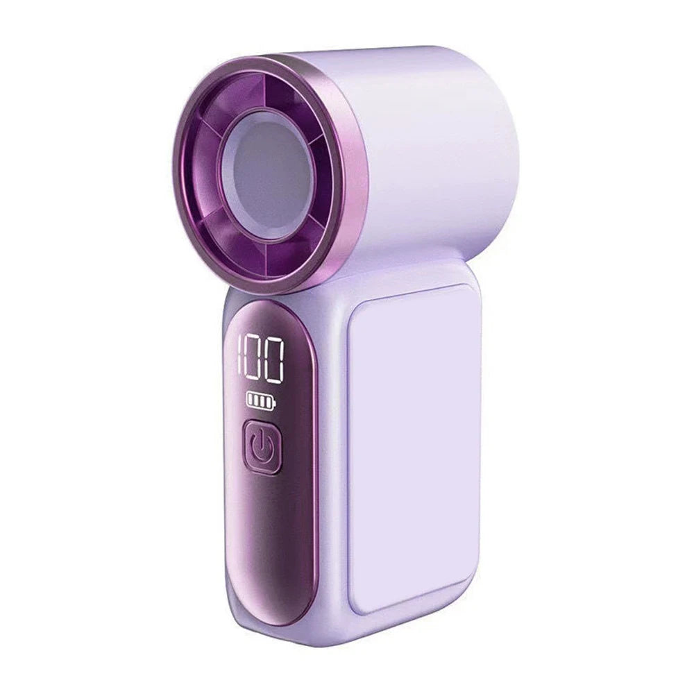 Mini Ventilador USB Recarregável com Bateria de Lítio | Portátil e Silencioso