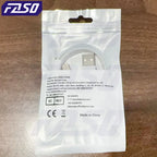 Cabo Carregador USB para iPhone com Carregamento Rápido 2.4A | 1m, 2m ou 3m