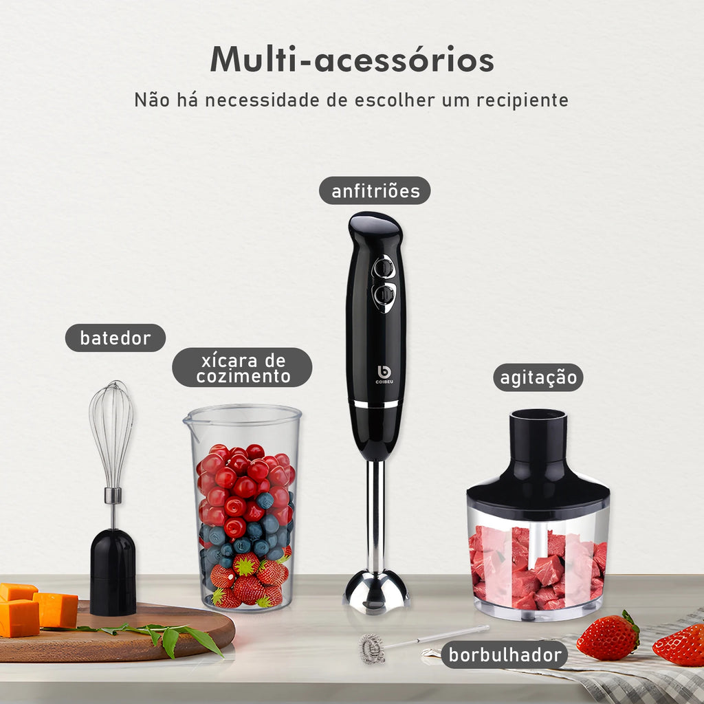 Mini Liquidificador Portátil Elétrico 127V/220V
