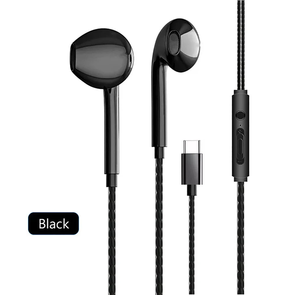 Fone Intra-auricular USB-C com Microfone para Games e Música