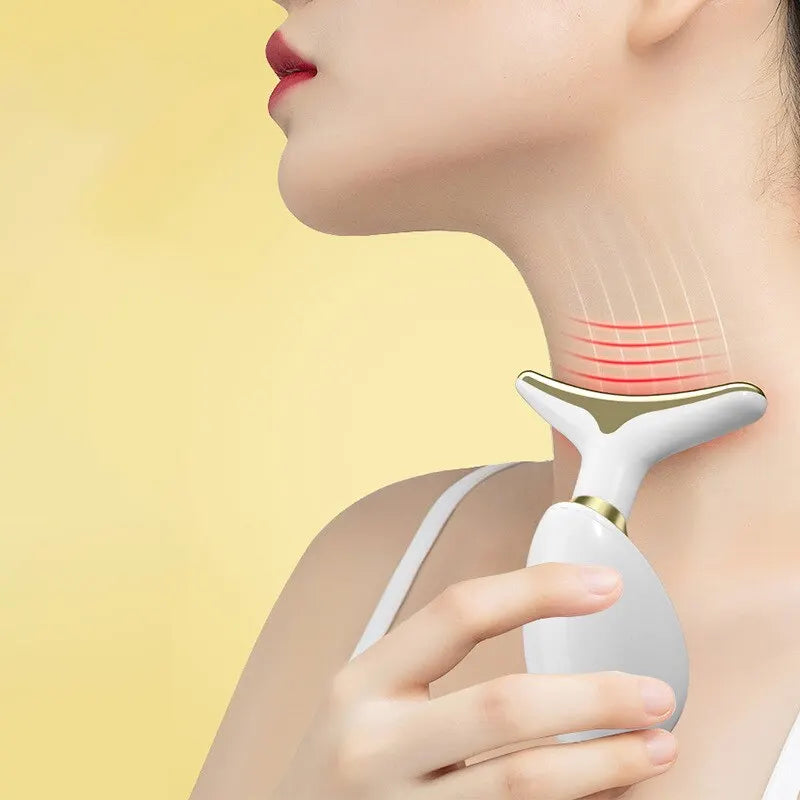 Massageador Facial e de Pescoço Elétrico | Lifting e Firmeza em Casa