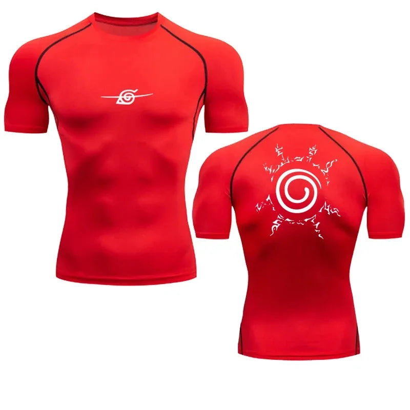 Camisa de Compressão Masculina Anime Premium | Treino e Estilo com Conforto Total