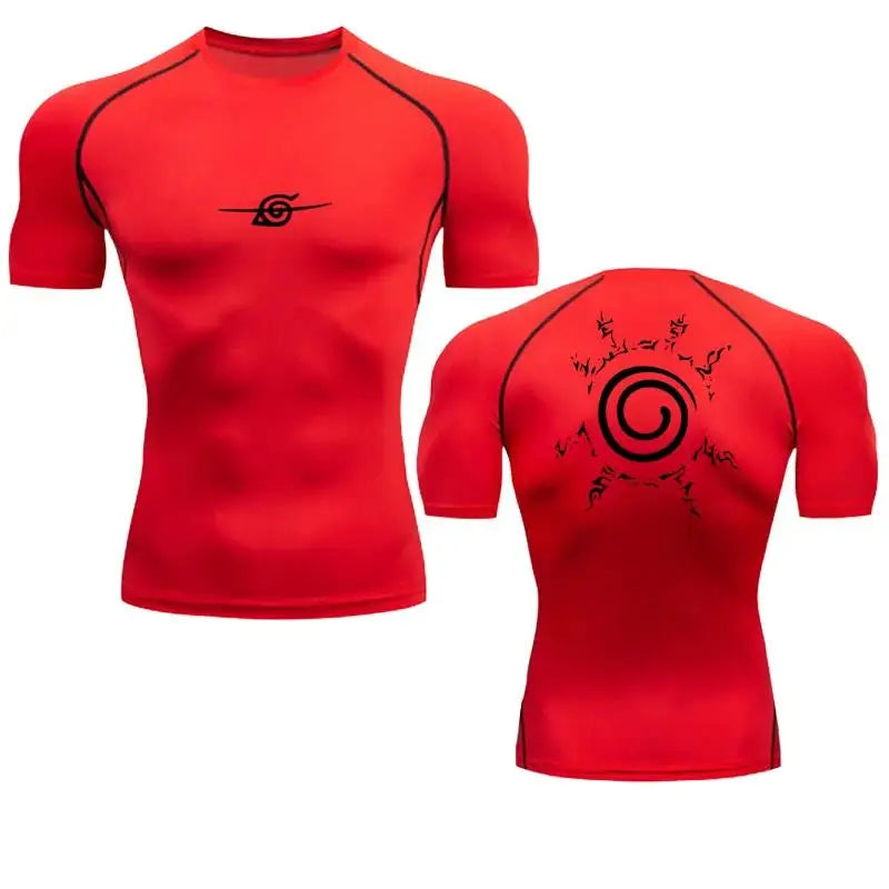 Camisa de Compressão Masculina Anime Premium | Treino e Estilo com Conforto Total