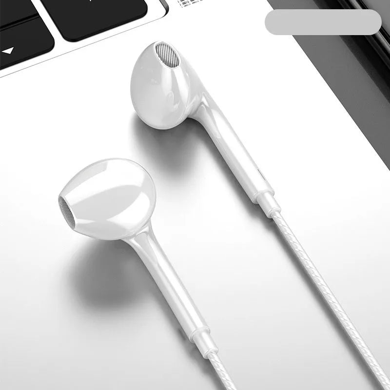 Fone de Ouvido com Fio e Microfone 3,5mm