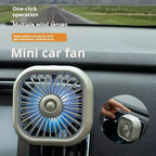 Mini Ventilador USB para Carro | Resfriamento Rápido e Silencioso