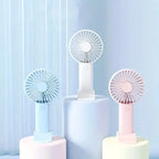 Mini Ventilador Portátil USB com Suporte para Celular