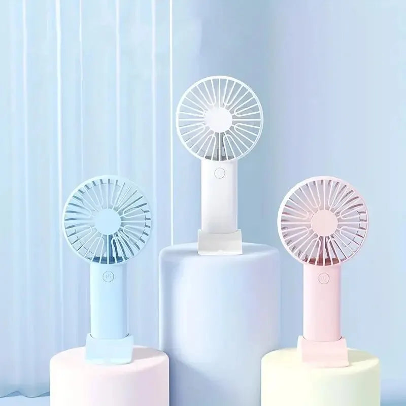 Mini Ventilador Portátil USB com Suporte para Celular