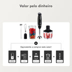 Mini Liquidificador Portátil Elétrico 127V/220V