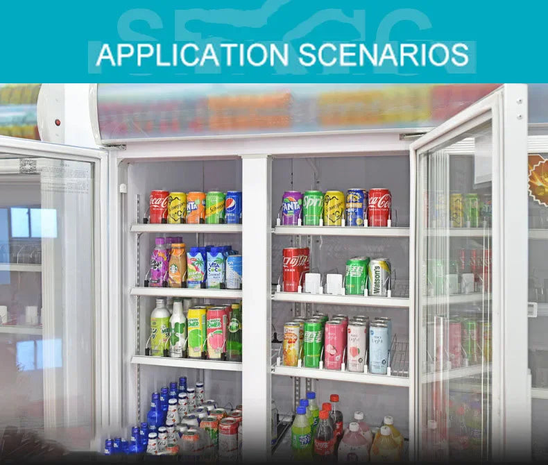 Organizador de Bebidas com Mola para Geladeira
