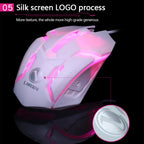 Mouse Gamer com Fio Limei S1 LED RGB USB 1200 DPI